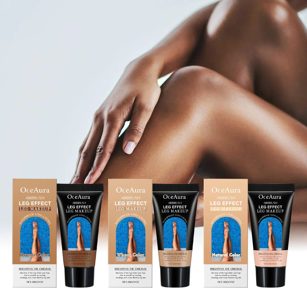 Waterproof Leg Foundation Cream for Flawless Coverage