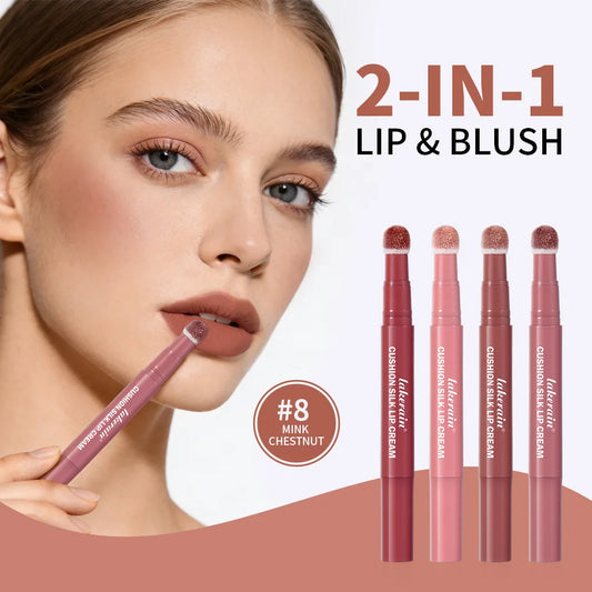 Air Cushion Lip Cream and Blush Long Lasting Wear