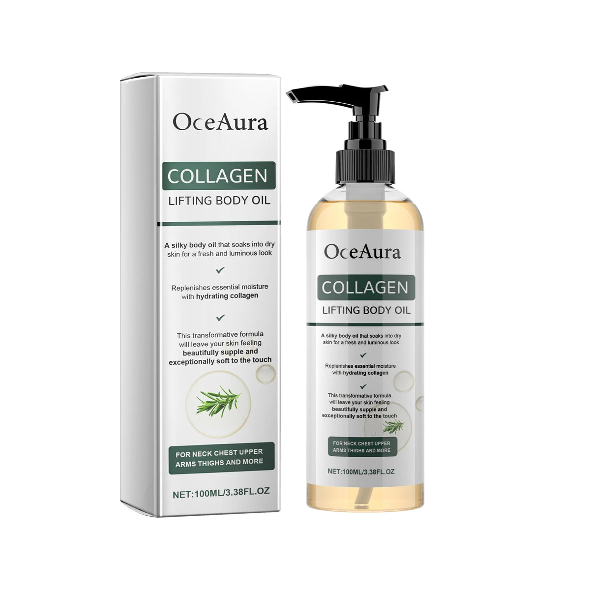 Collagen Body Firming Massage Oil for Smoother Skin