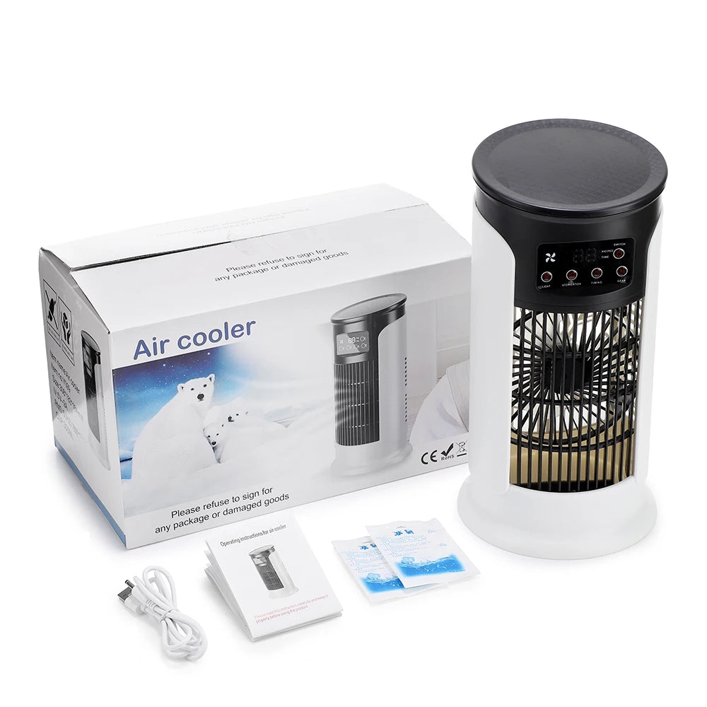 Portable Desktop Air Cooler with Six Speed Settings