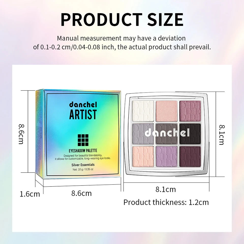 Artist Eyeshadow Palette with Highly Pigmented Blendable Shades