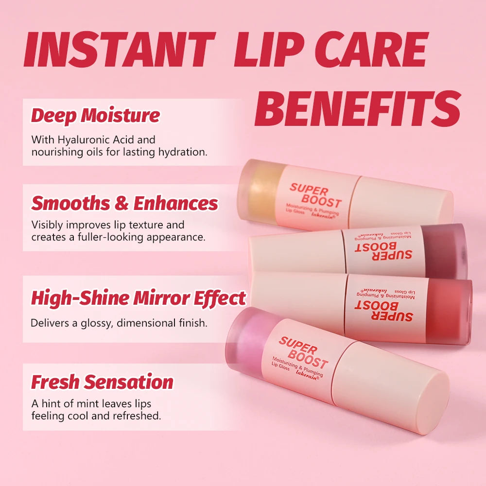 Plumping Lip Gloss with Mirror Shine Finish