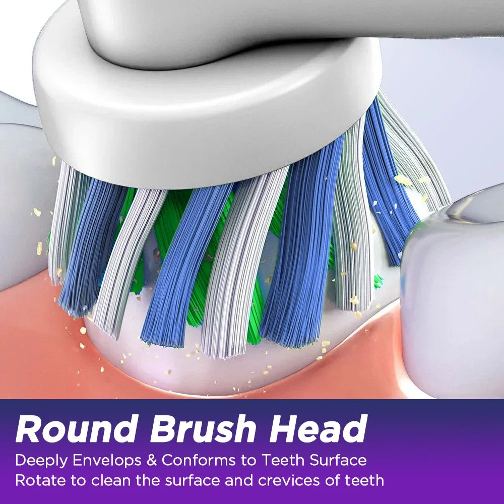 Rotating Electric Toothbrush with Five Cleaning Modes - 3
