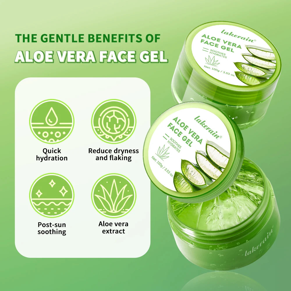 Aloe Vera Face Gel for Deep Skin Hydration - 3