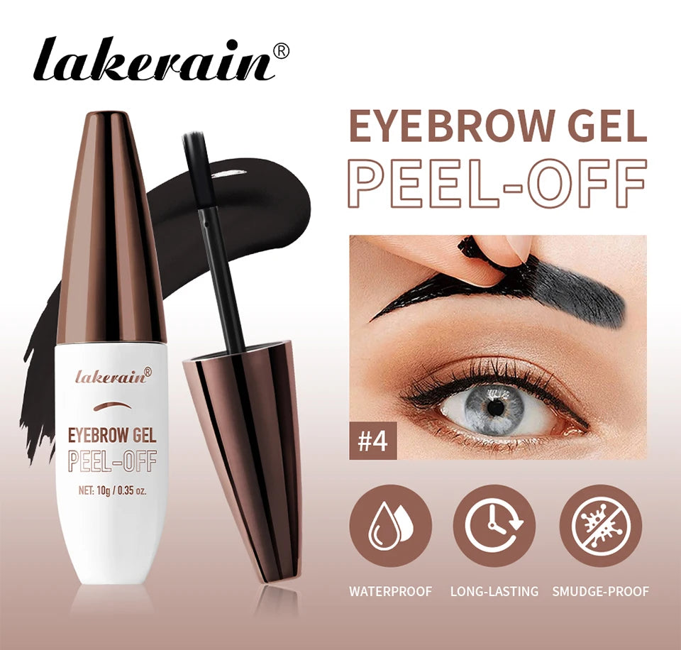 Peel Off Eyebrow Gel Waterproof Tint for Long Lasting Defined Brows