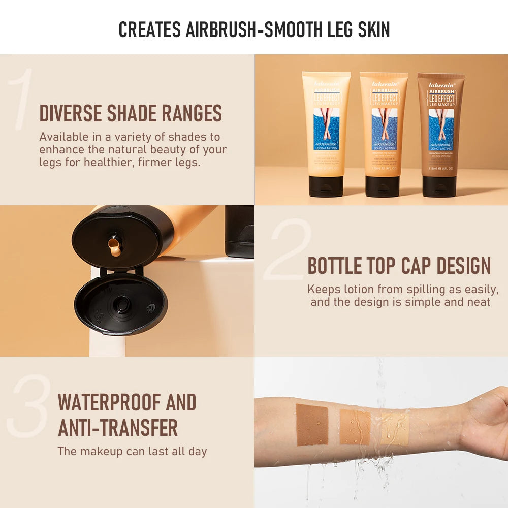 Body Foundation Makeup for Flawless Waterproof Coverage - 3