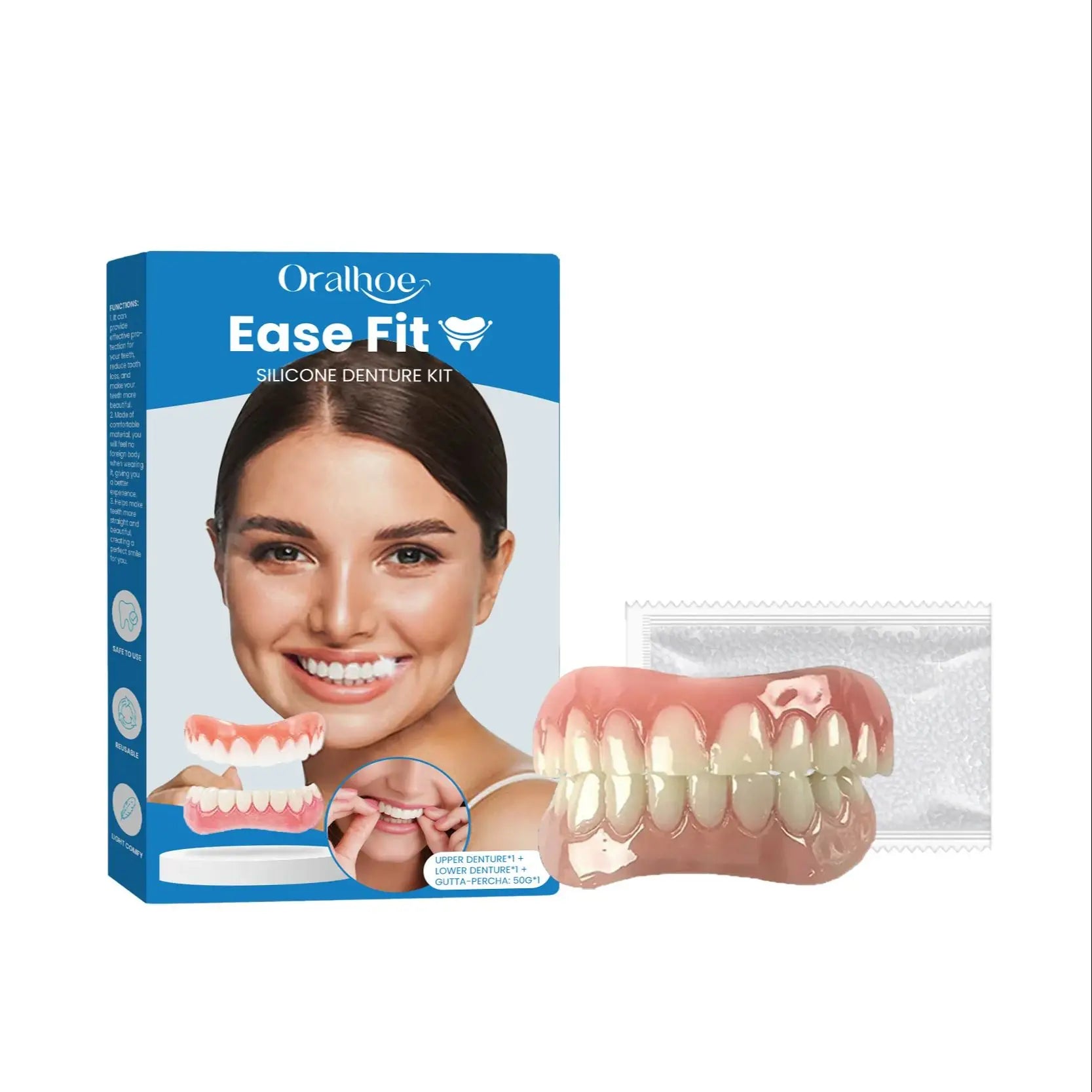 Silicone Denture Set for Natural Smile Improvement - 15