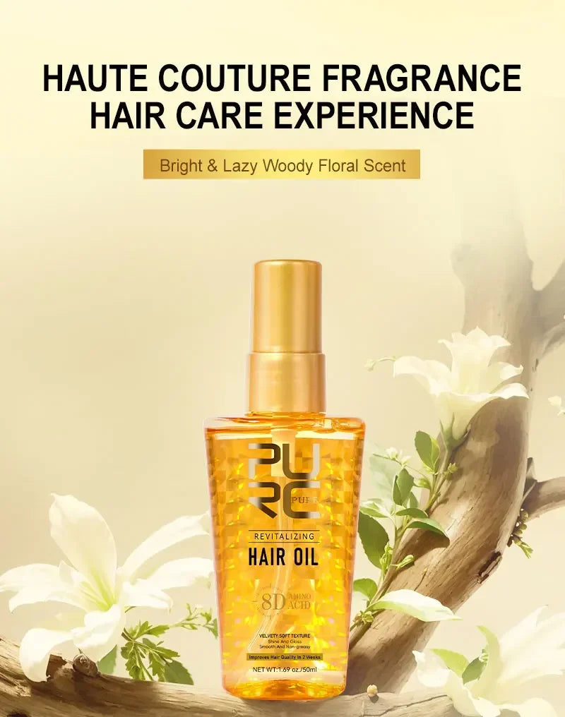 Amino Acid Hair Oil for Smooth and Shiny Hair