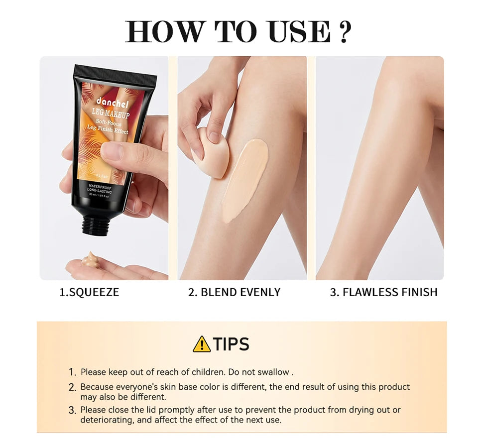 Body Foundation Leg Makeup Waterproof Concealer - 15