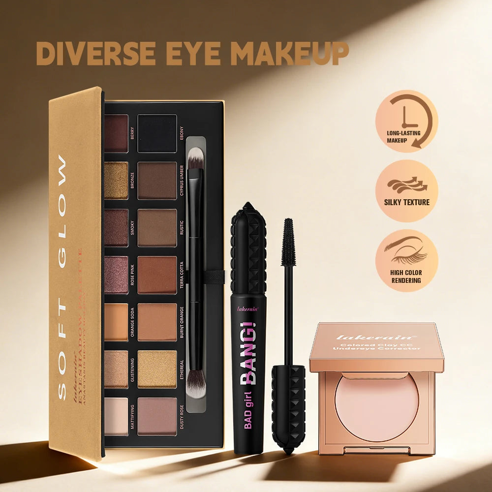 Complete Eye Makeup Kit with Corrector and Mascara