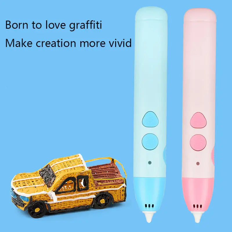 Childrens 3D Printing Pen with Low Temperature Safety Technology