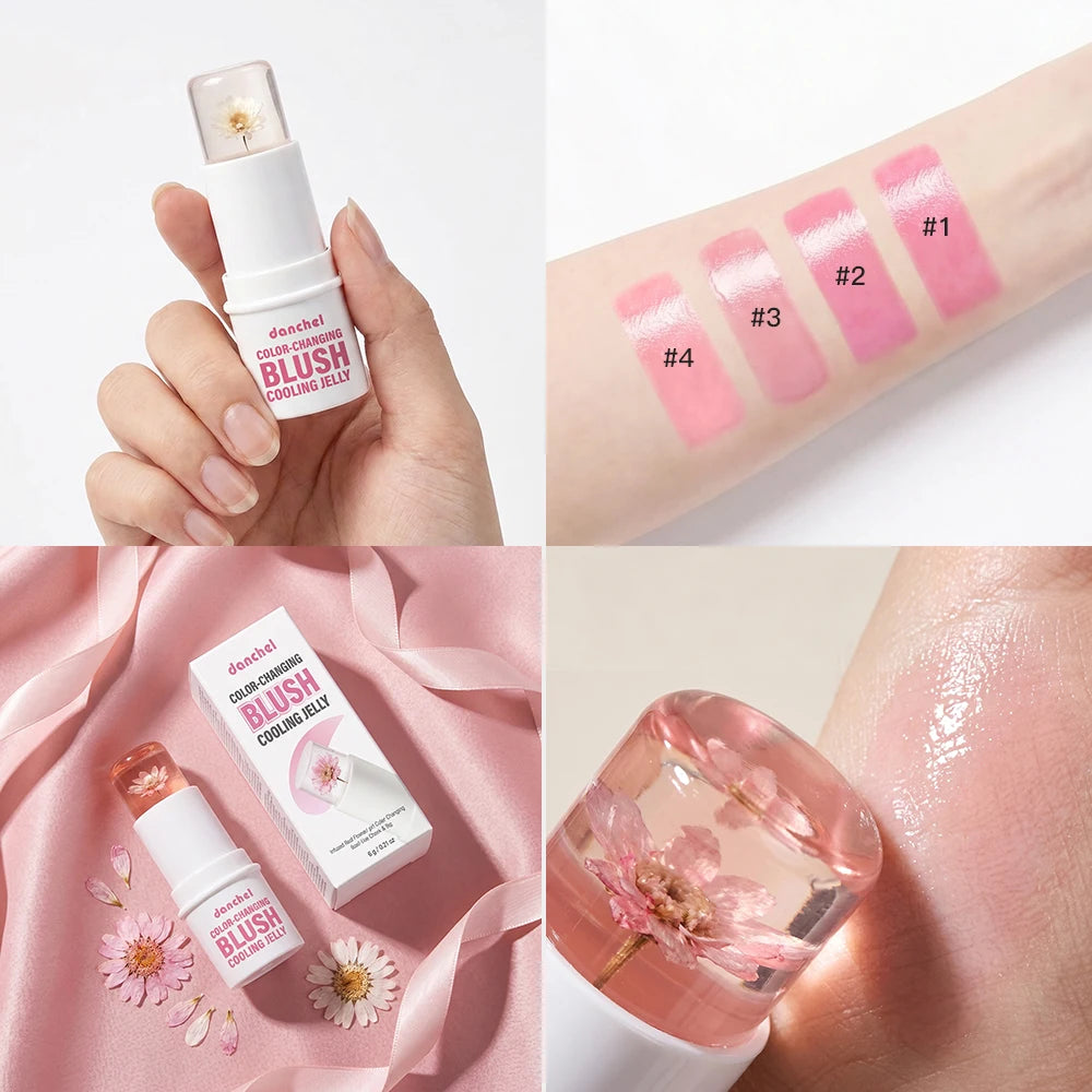 Color Changing Jelly Blush Stick Hydrating Tint