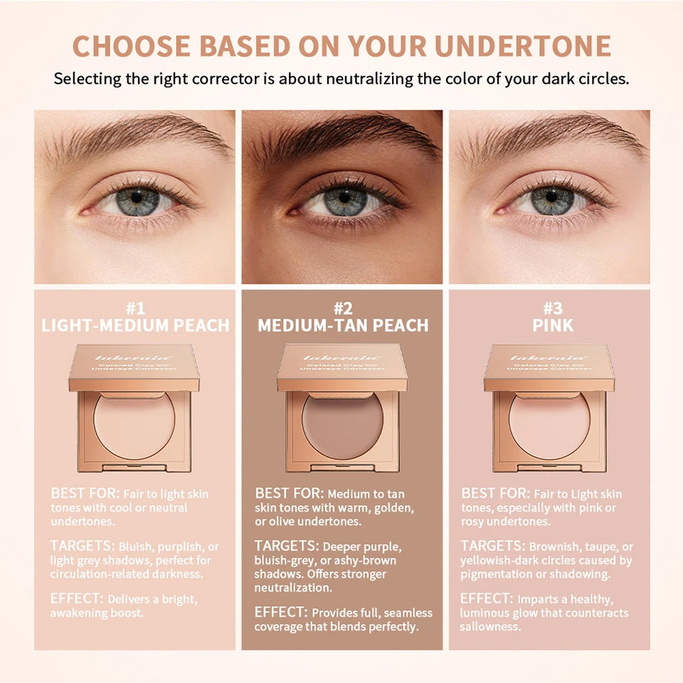 Clay Undereye Corrector Concealer for Dark Circles