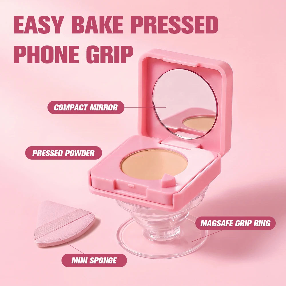 Foundation and Powder Makeup Set for a Flawless Matte Finish - 21