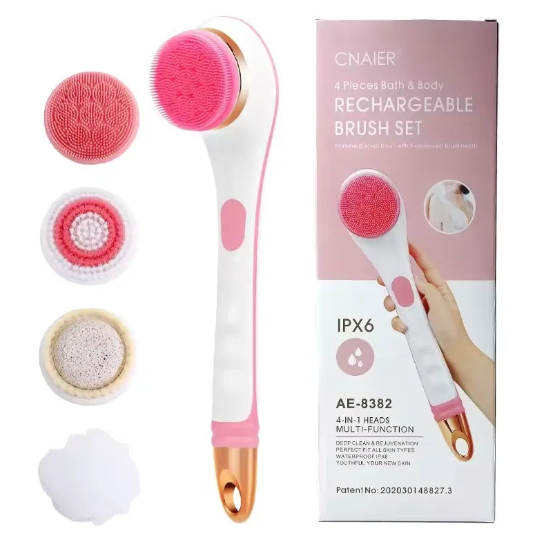 Electric Bath Brush with Rotating Spin Head