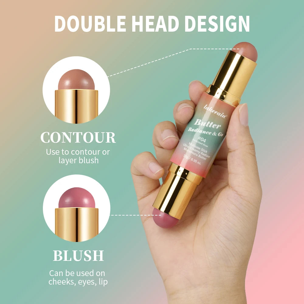 Dual Ended Makeup Stick for Blush and Contour