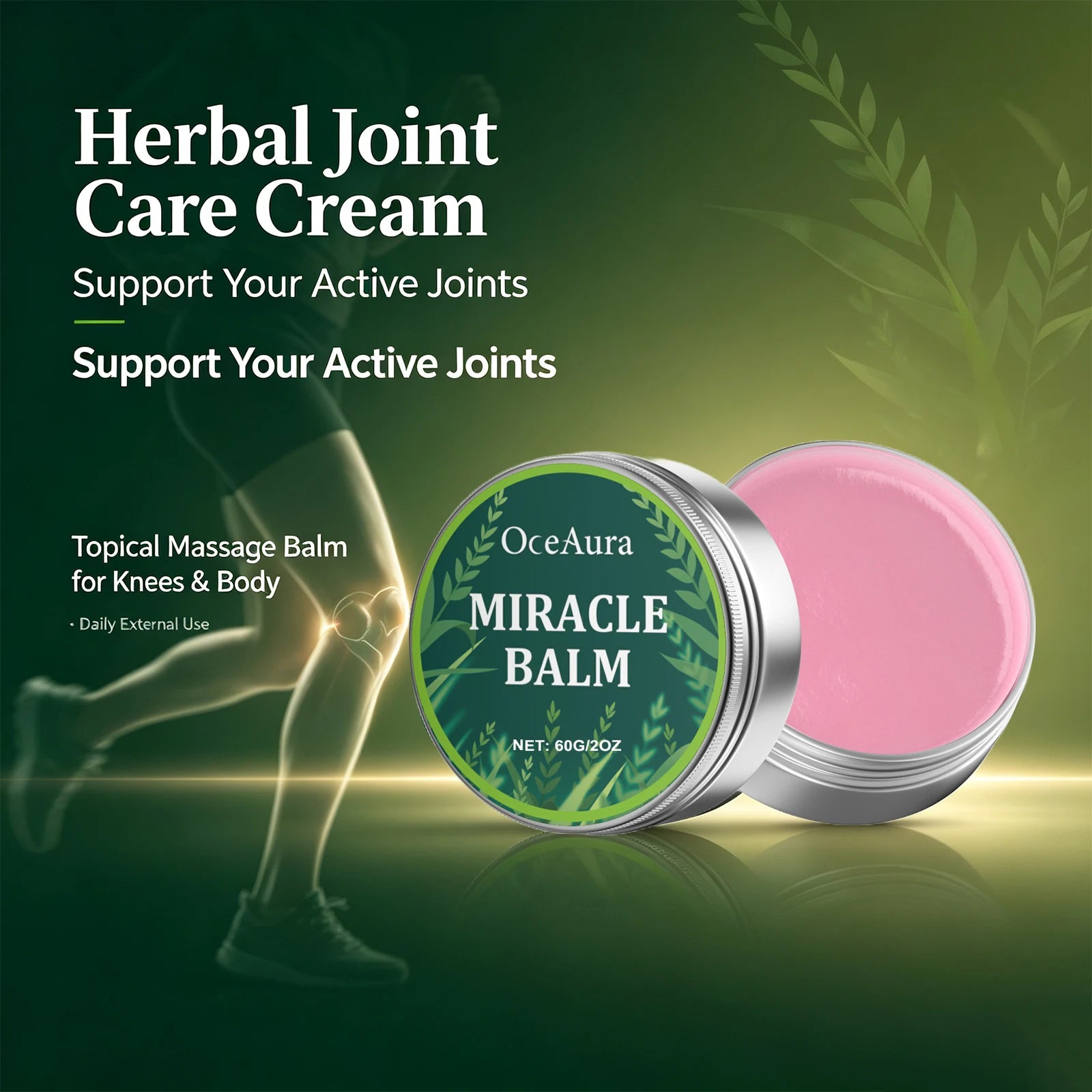 Herbal Body Massage Balm for Muscle and Joint Relief - 5