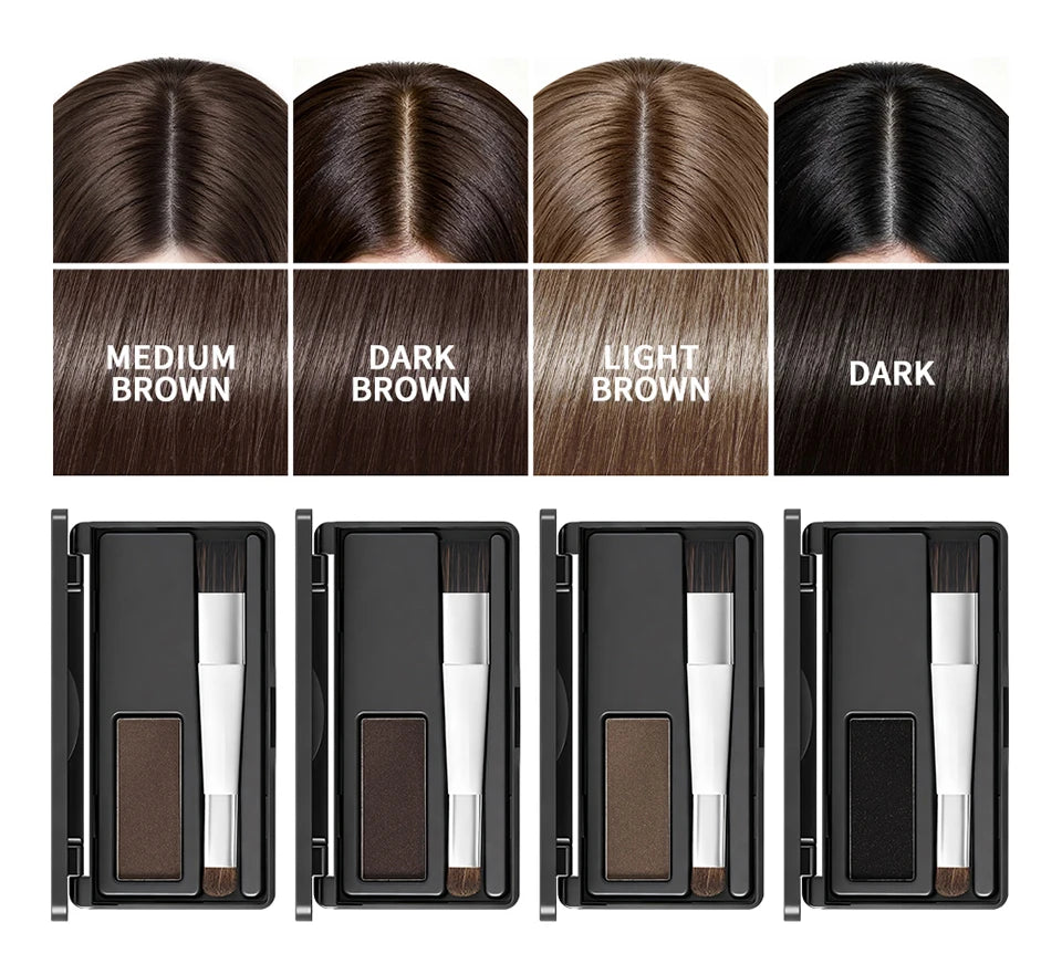 Hairline Shadow Powder for Natural Root and Gray Hair Coverage - 8
