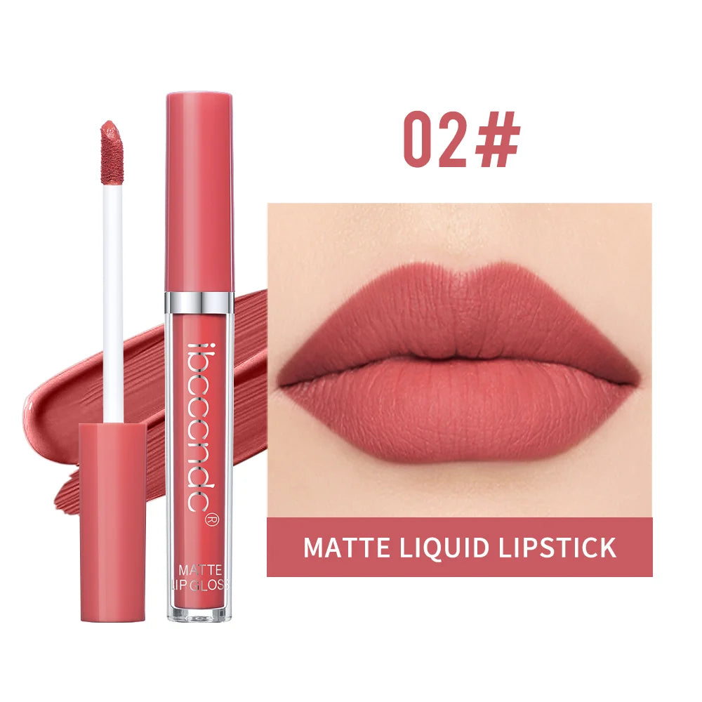 Matte Velvet Liquid Lipstick Long lasting waterproof wear