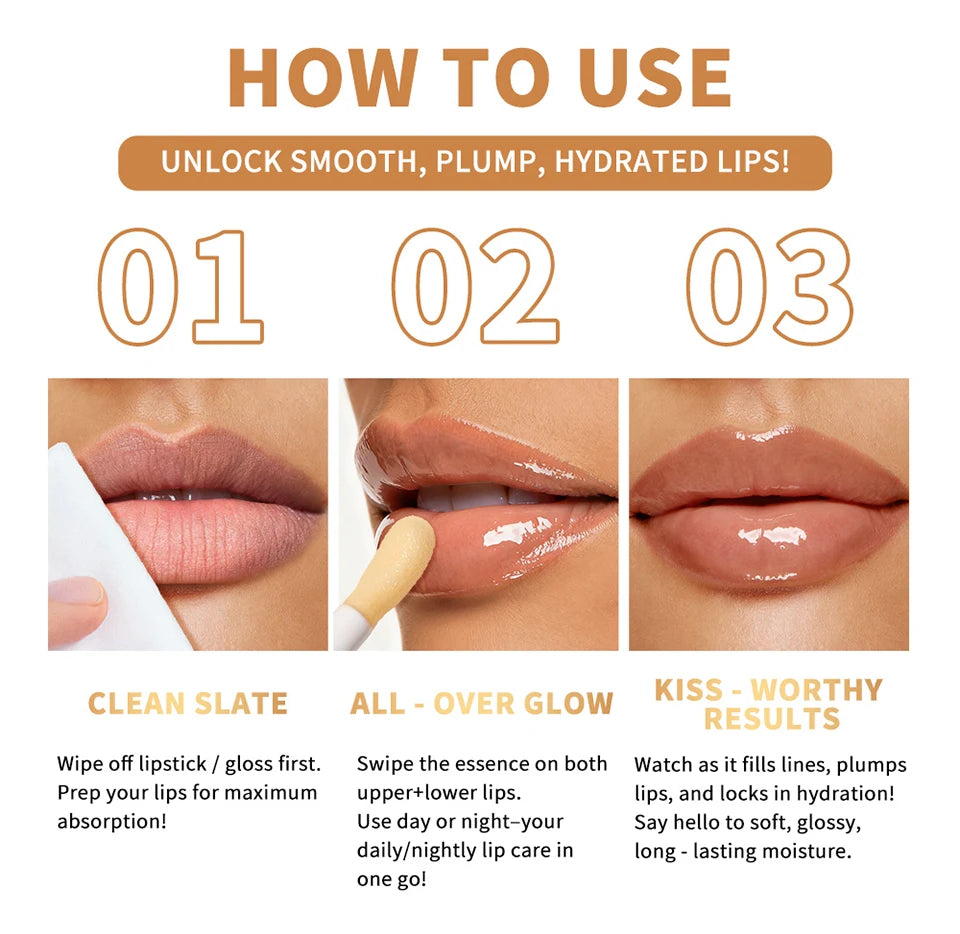 Honey Lip Gloss Set for Hydrating and Nourishing Lips - 15