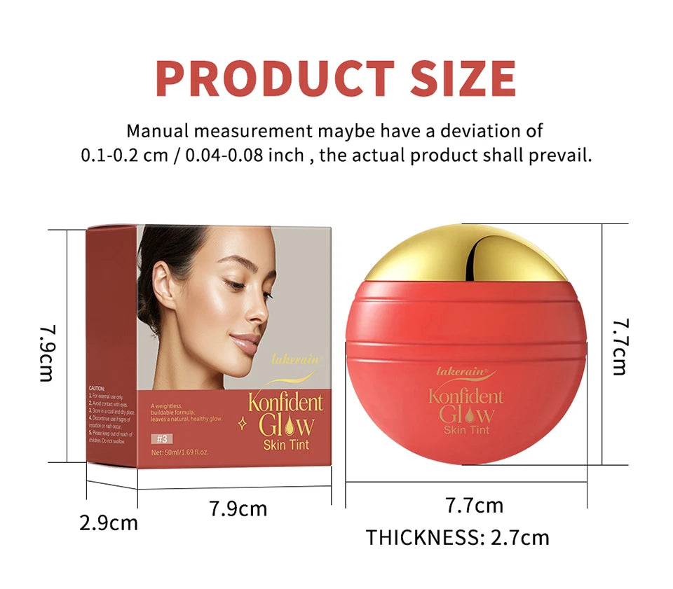Glow Skin Tint Foundation Lightweight Buildable Coverage