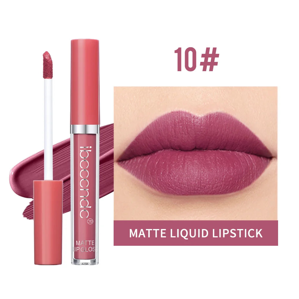 Matte Velvet Liquid Lipstick Long lasting waterproof wear