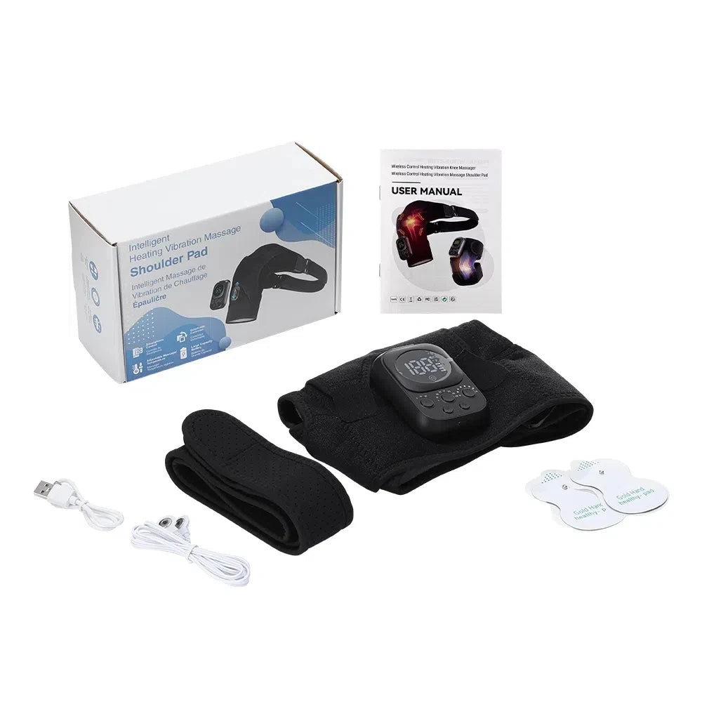 Wireless Shoulder Heating Massager with App Control - 32