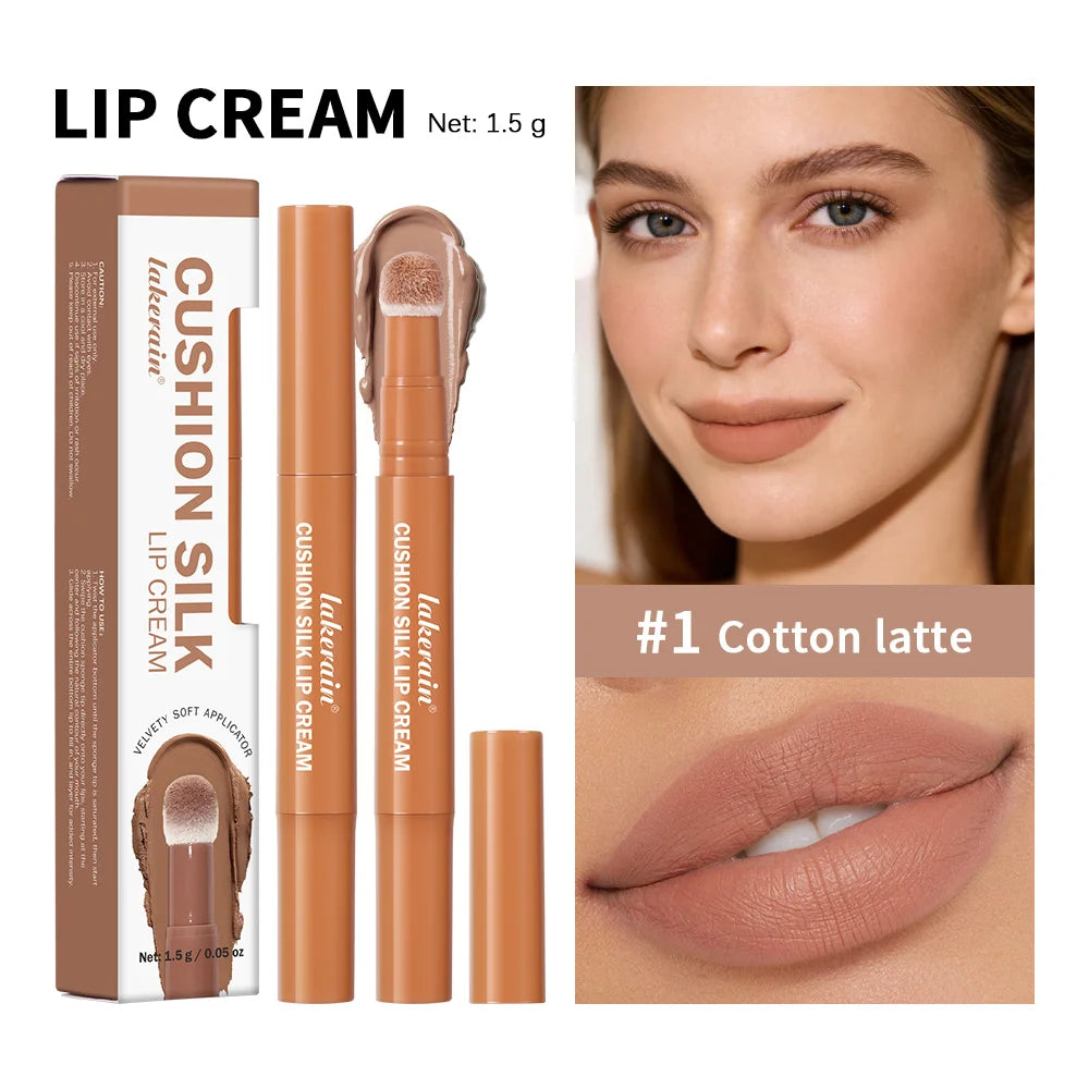 Cushion Silk Lip Cream Long Lasting Waterproof Matte Finish - 24