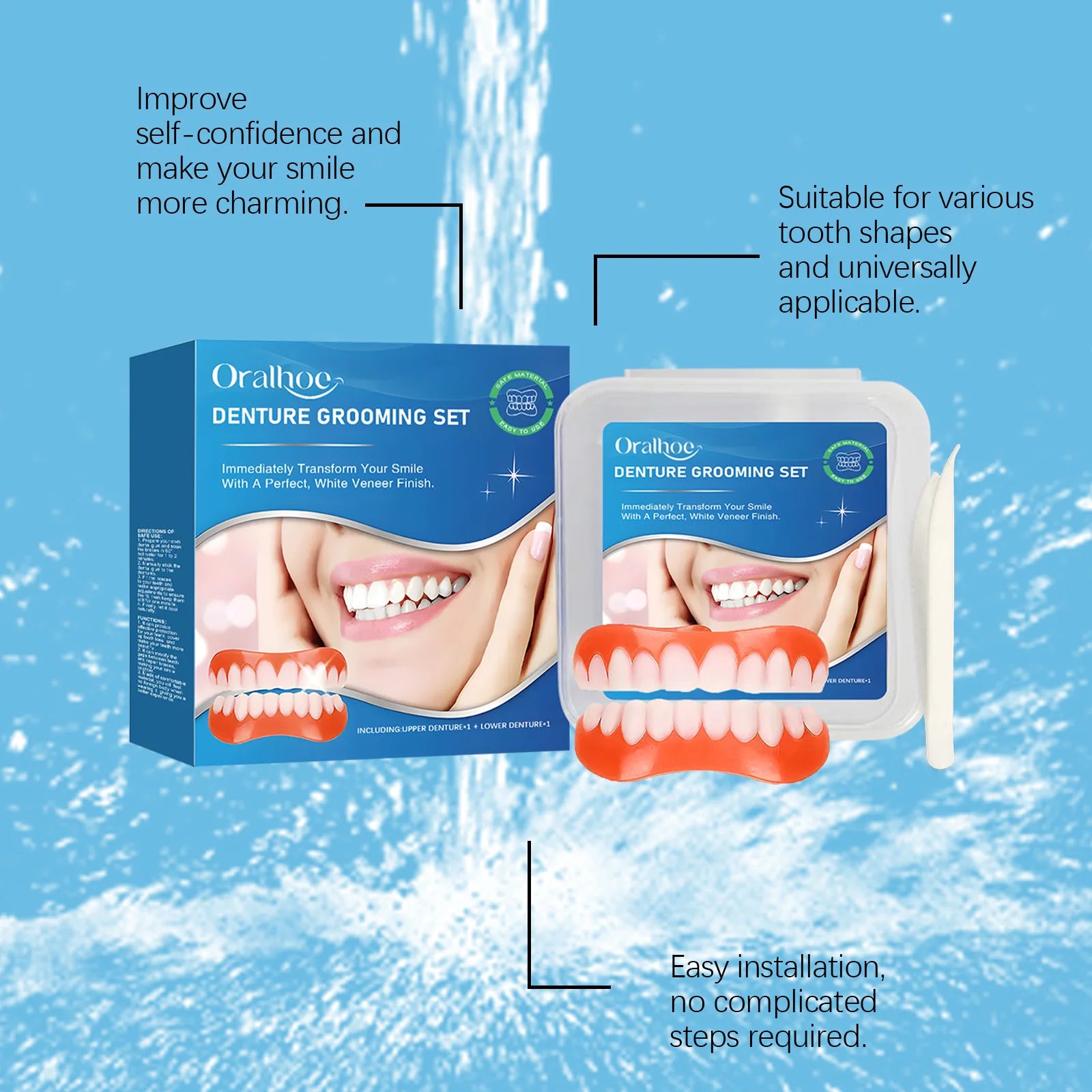 Silicone Denture Set for a Natural Perfect Smile - 17