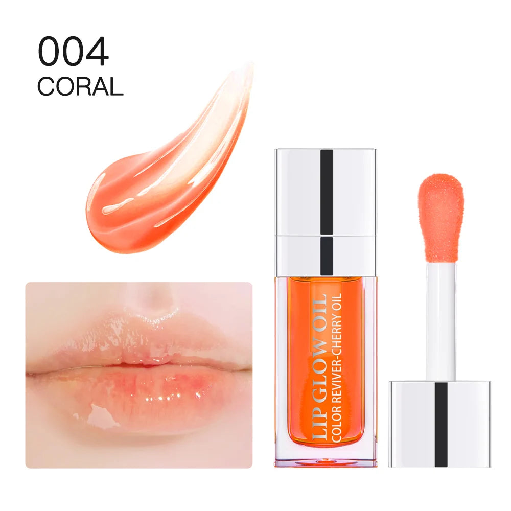 Crystal Jelly Lip Glow Oil for Hydrated Shiny Lips
