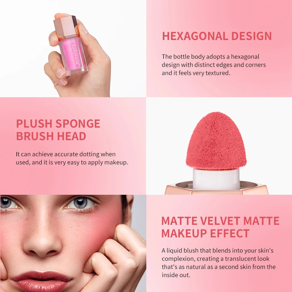 Liquid Matte Blush Long Lasting Waterproof Formula