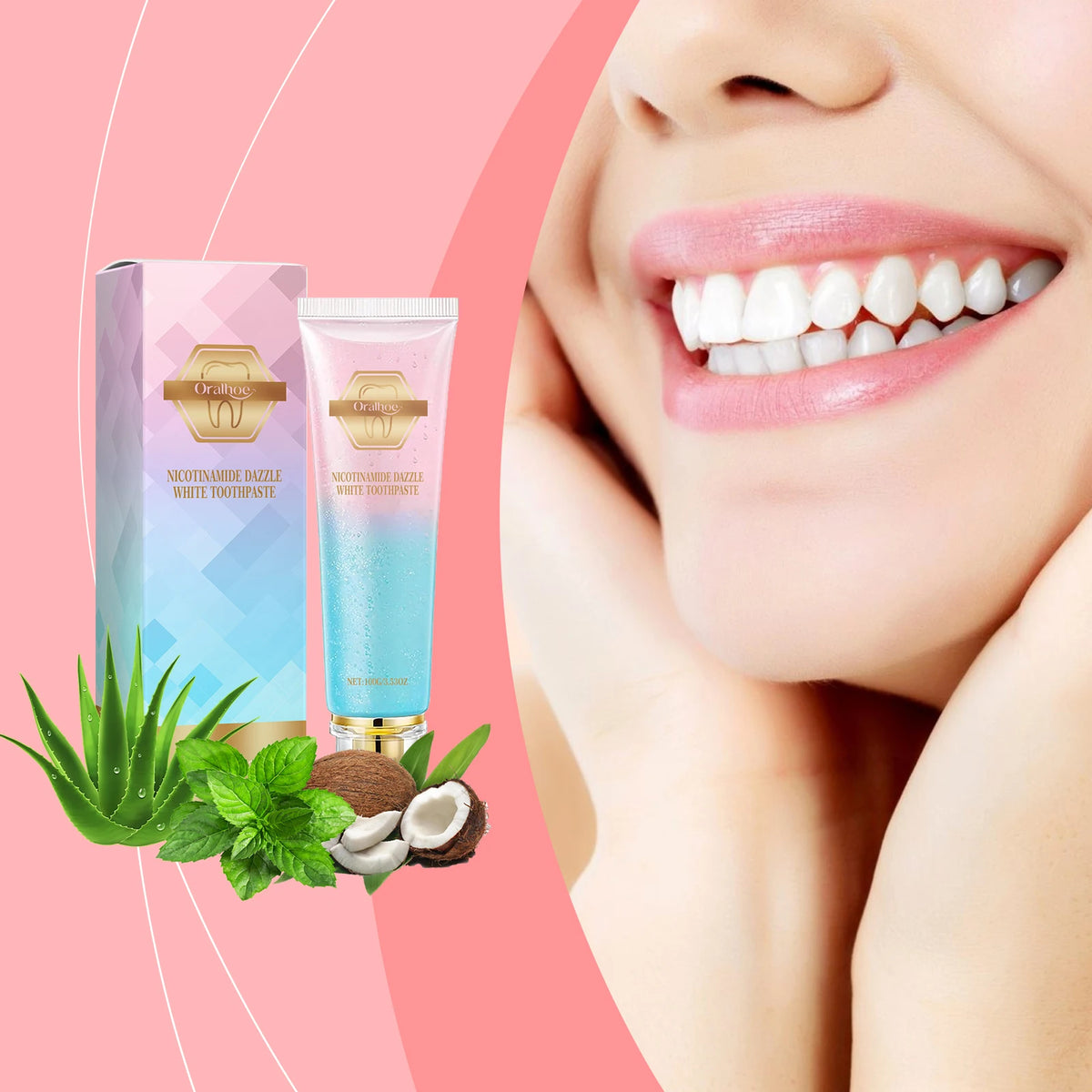 Whitening Toothpaste for Deep Stain Removal and Gum Health