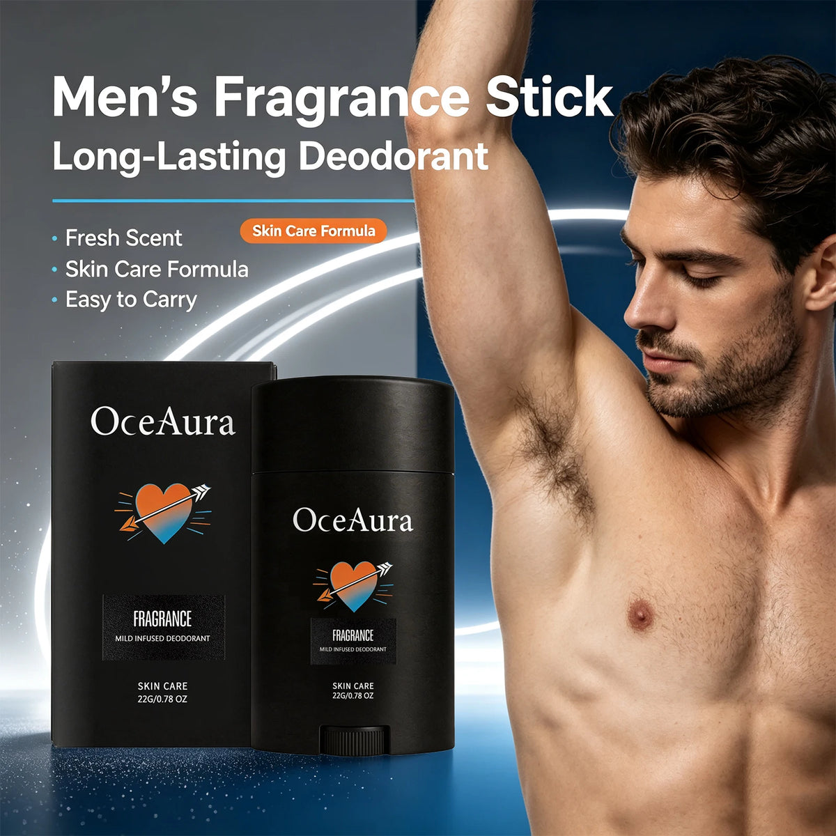 Men Deodorant Stick Long Lasting Odor Control