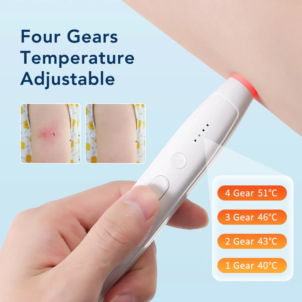 Portable Insect Bite Itch Relief Pen with Rapid Thermal Technology