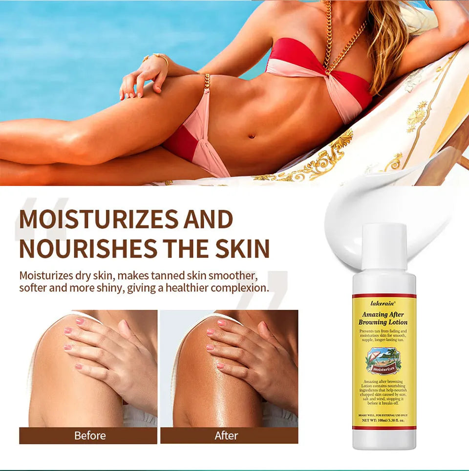 Amazing Brown Tanning Lotion for a Deep Natural Bronze Glow