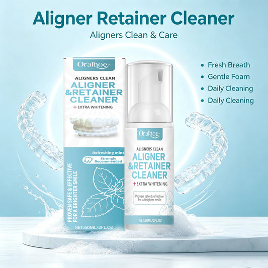 Aligner and Retainer Cleaner Foam for Daily Dental Hygiene