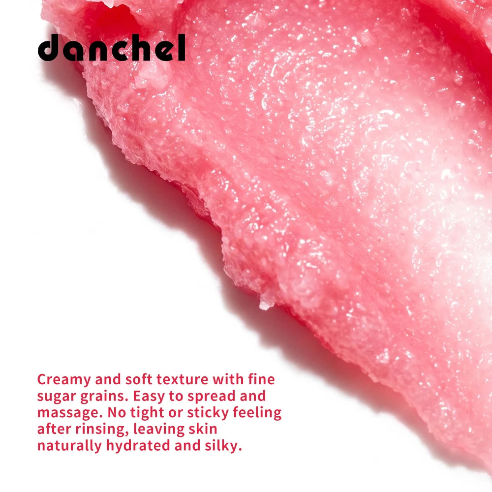 Raspberry Vanilla Sugar Body Scrub for Smooth Nourished Skin