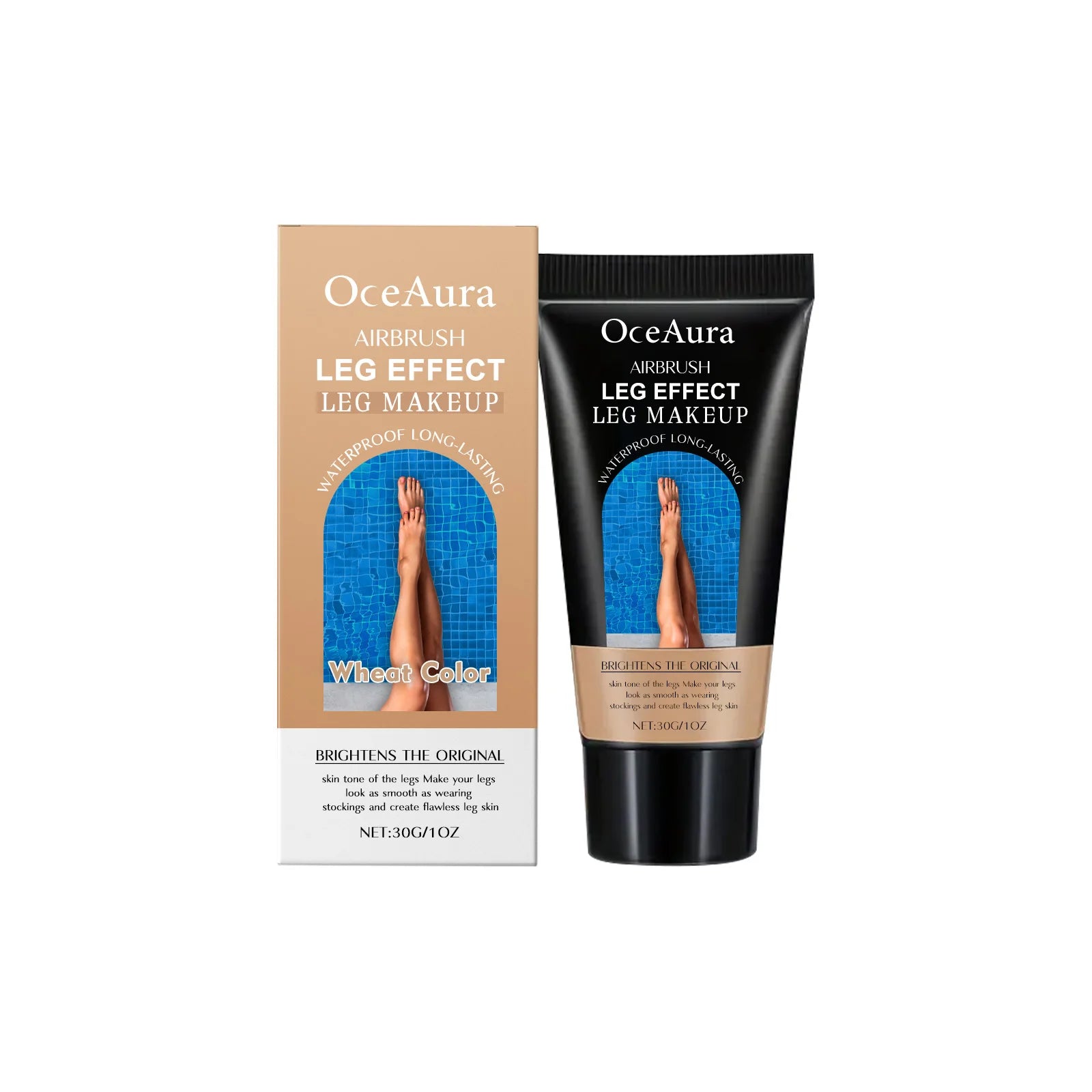 Waterproof Leg Foundation Cream for Flawless Coverage - 15