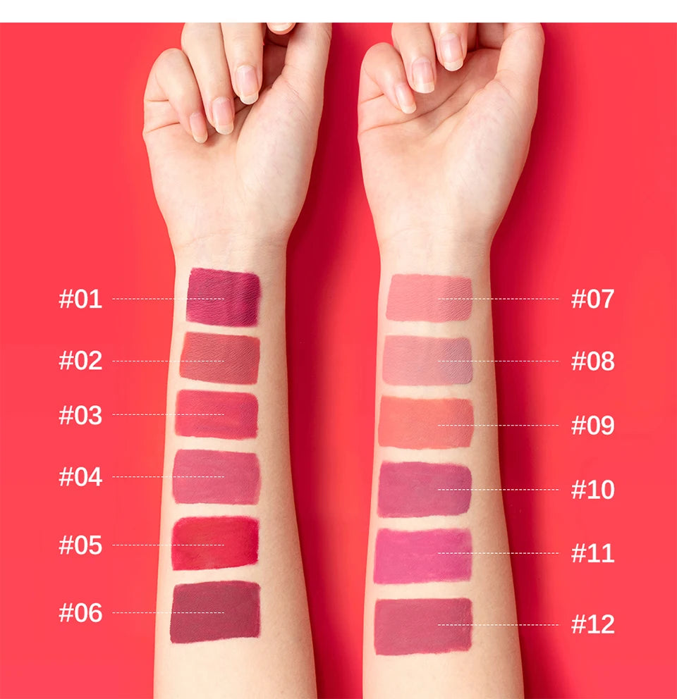 Matte Velvet Liquid Lipstick Long lasting waterproof wear