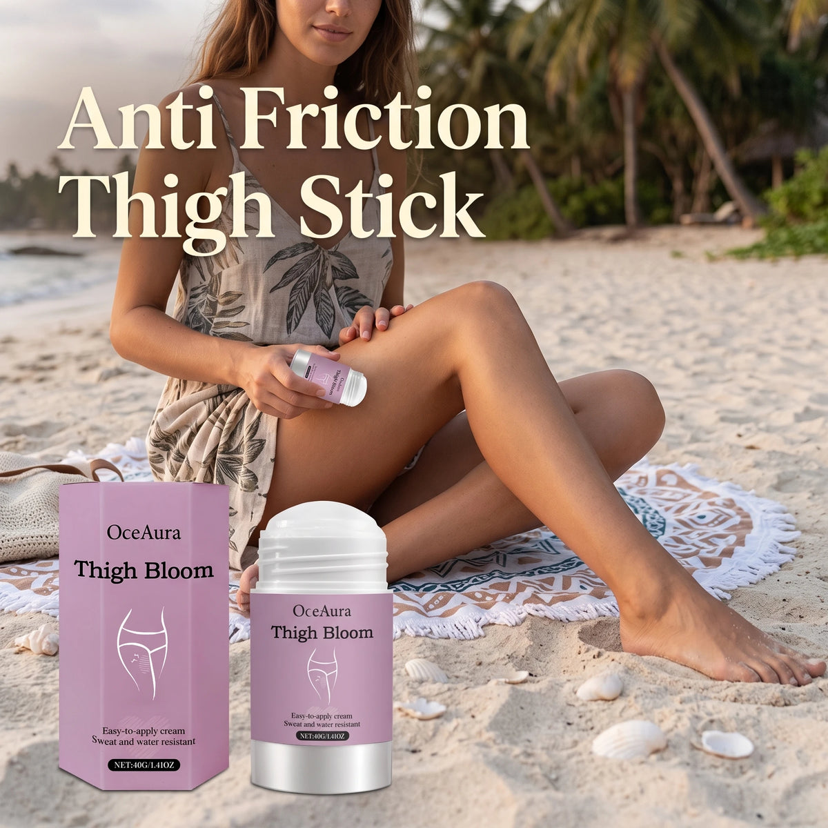 Anti Friction Thigh Stick for Skin Chafing Protection