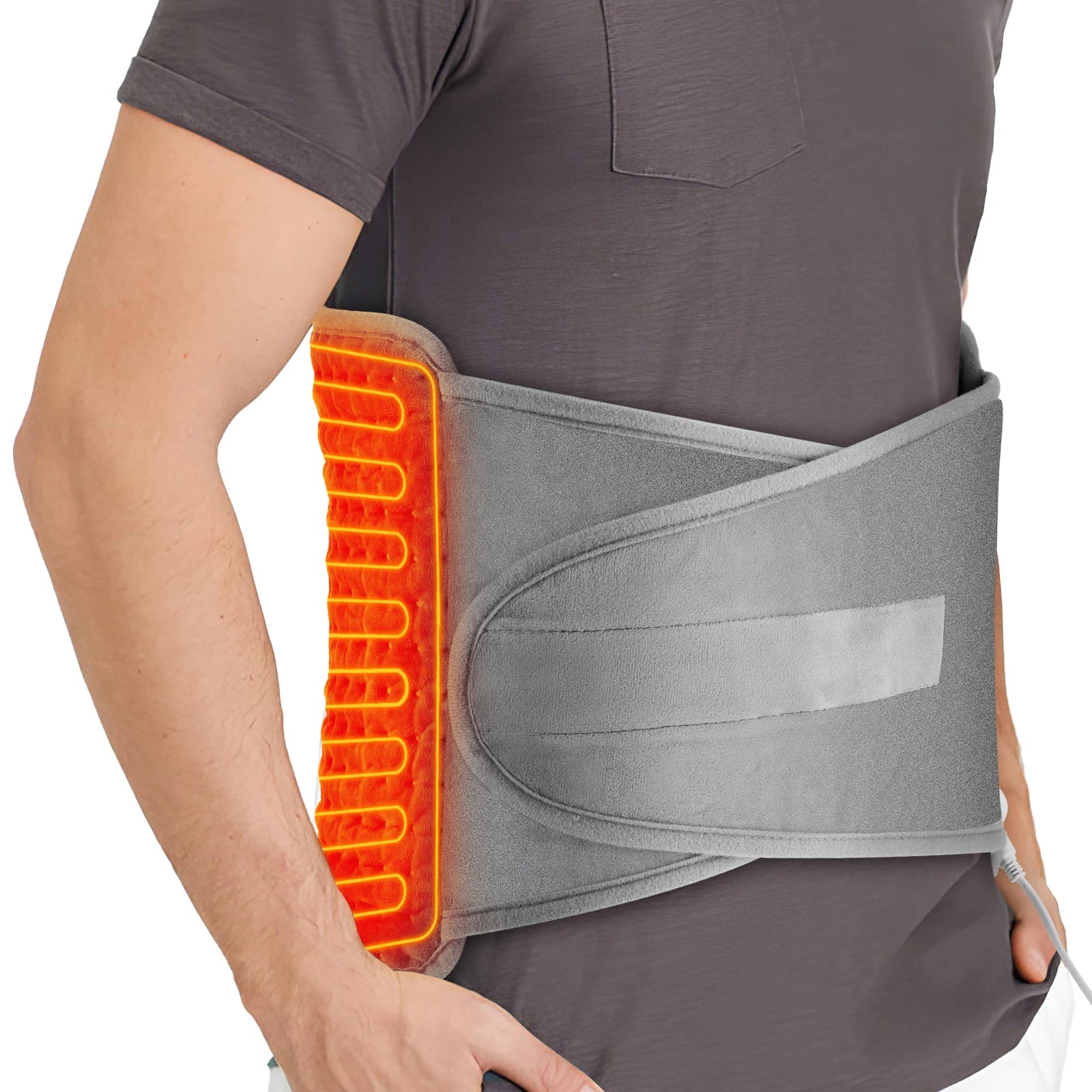 Electric Heating Waist Belt with Adjustable Temperature Control - 7