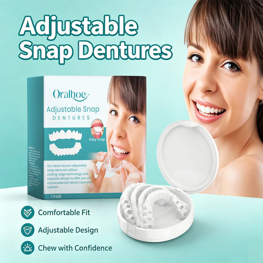 Adjustable Snap Dentures for Secure Fit