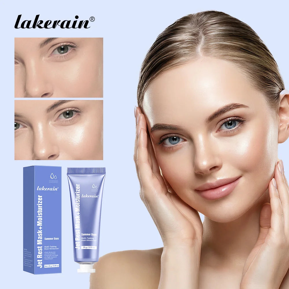Jet Rest Face Mask and Daily Moisturizer for Deep Hydration