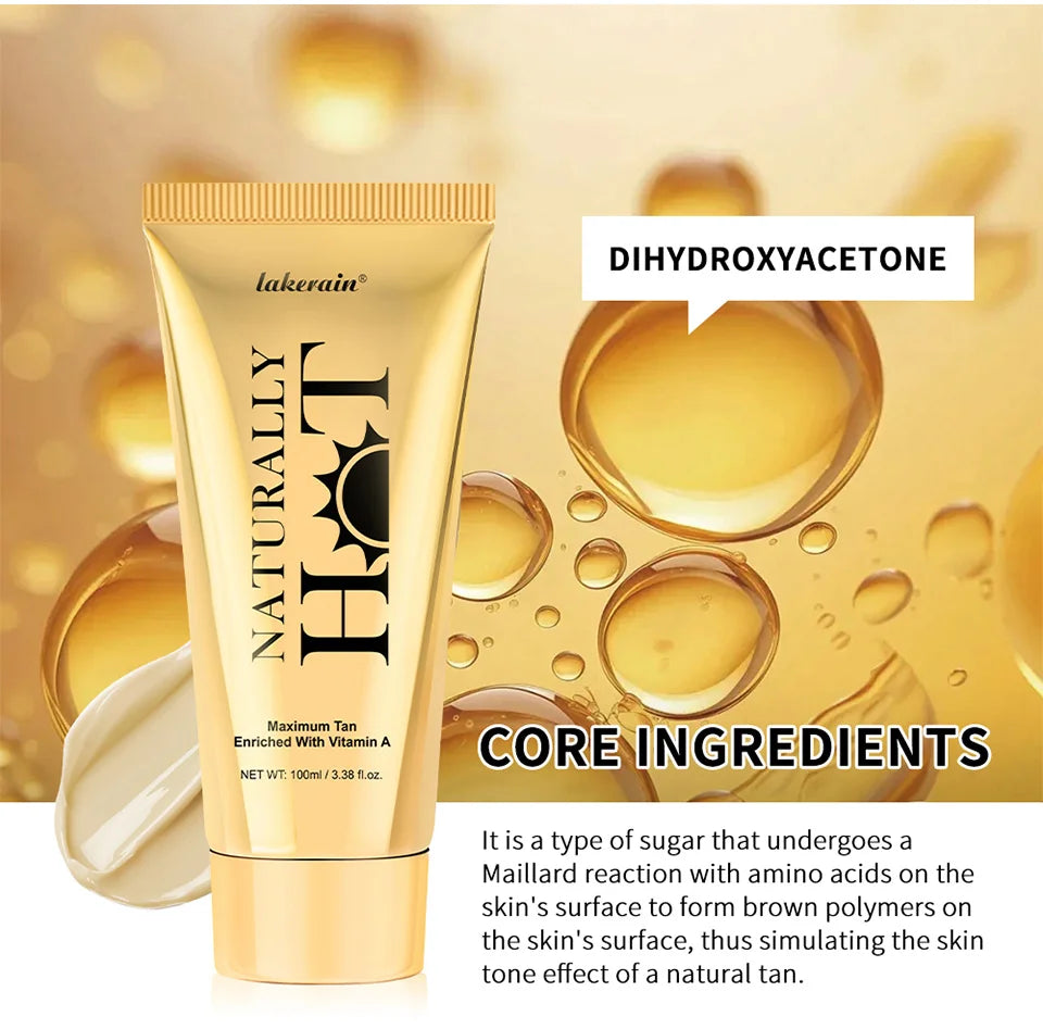 Hot Tanning Cream for Long Lasting Natural Bronzed Skin - 14