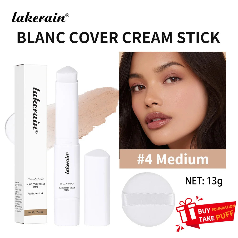 Color Changing Foundation Stick with Built In Blending Brush