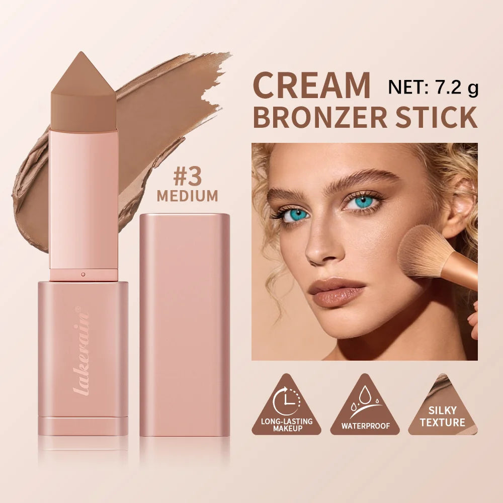 Cream Bronzer Stick for Seamless Face Contouring - 2