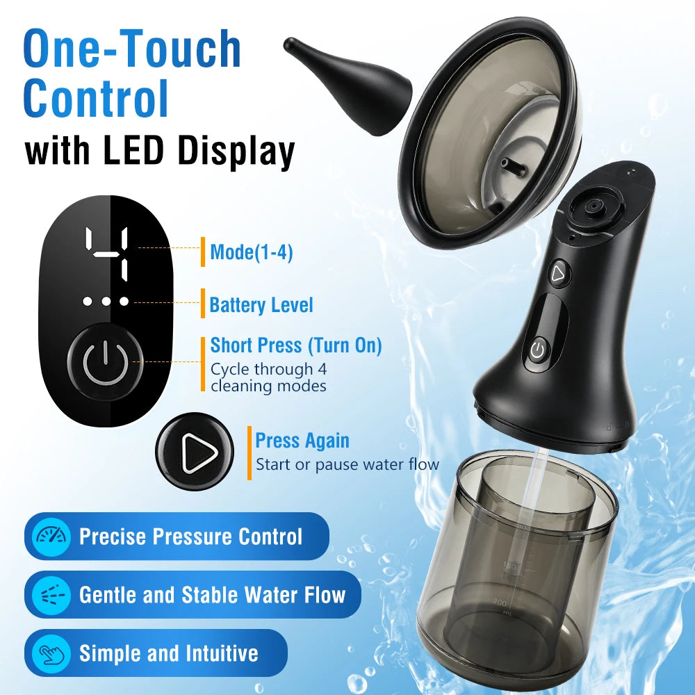 Electric Ear Wax Removal Tool with Dual Water Tank System - 6