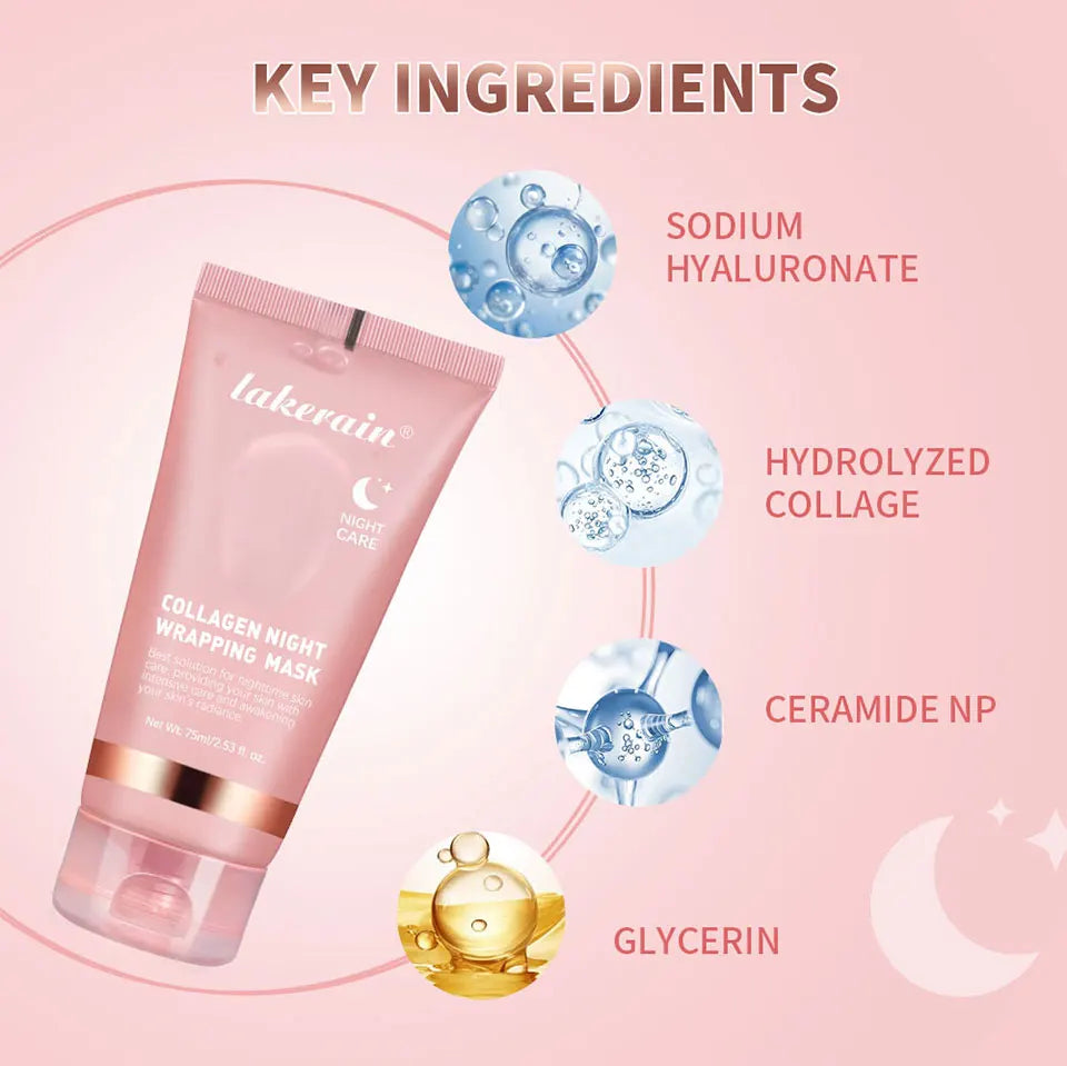 Collagen Night Wrapping Mask for Intensive Hydration and Firming - 11