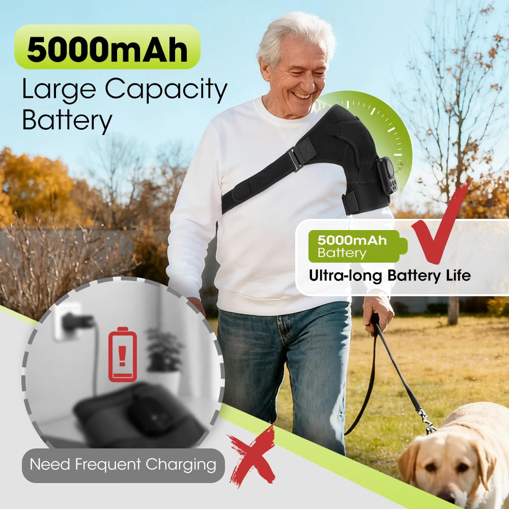 Wireless Shoulder Heating Massager with App Control - 25