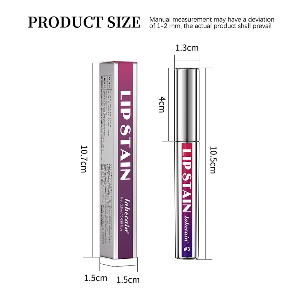 Peel Off Lip Stain Long Lasting Waterproof Color - 16